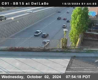 SB 15 at Del Lago bridge