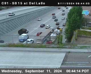 SB 15 at Del Lago bridge