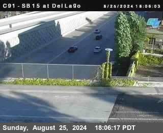 SB 15 at Del Lago bridge