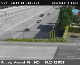 SB 15 at Del Lago bridge