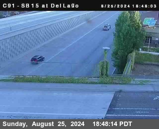 SB 15 at Del Lago bridge