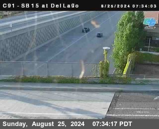 SB 15 at Del Lago bridge