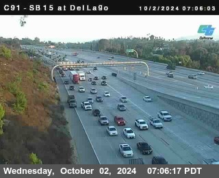 SB 15 at Del Lago bridge