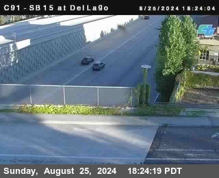 SB 15 at Del Lago bridge