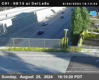 SB 15 at Del Lago bridge