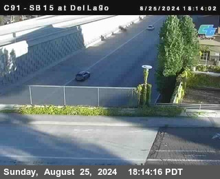 SB 15 at Del Lago bridge