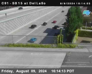 SB 15 at Del Lago bridge