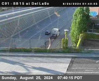 SB 15 at Del Lago bridge