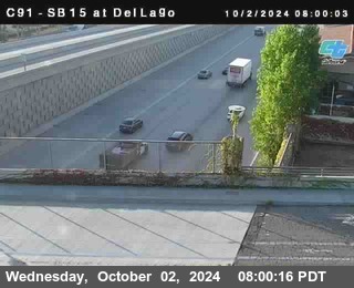 SB 15 at Del Lago bridge