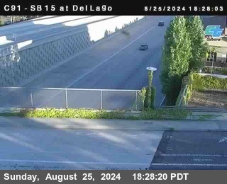 SB 15 at Del Lago bridge