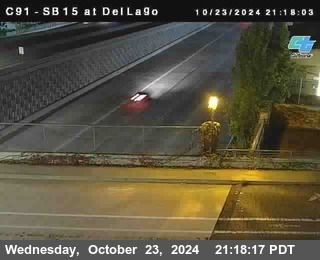 SB 15 at Del Lago bridge