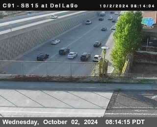 SB 15 at Del Lago bridge