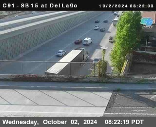 SB 15 at Del Lago bridge