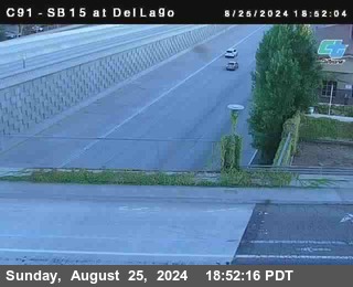 SB 15 at Del Lago bridge