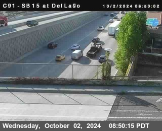 SB 15 at Del Lago bridge