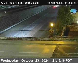 SB 15 at Del Lago bridge