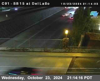 SB 15 at Del Lago bridge