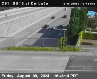 SB 15 at Del Lago bridge