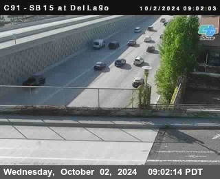 SB 15 at Del Lago bridge