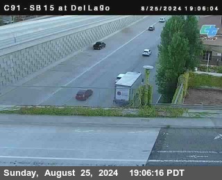 SB 15 at Del Lago bridge