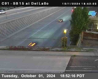 SB 15 at Del Lago bridge