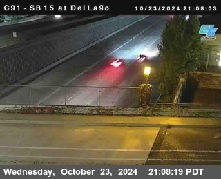 SB 15 at Del Lago bridge