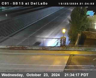 SB 15 at Del Lago bridge