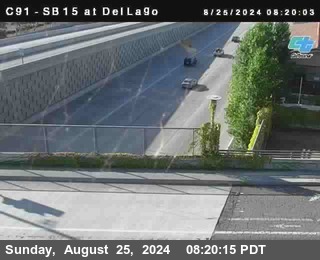 SB 15 at Del Lago bridge