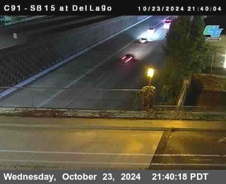 SB 15 at Del Lago bridge