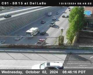 SB 15 at Del Lago bridge