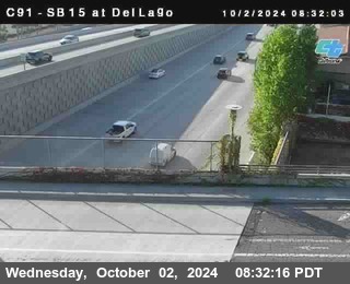 SB 15 at Del Lago bridge