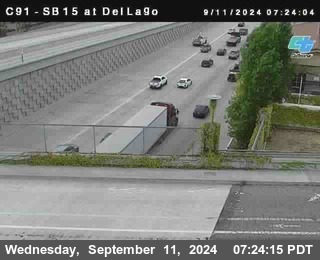 SB 15 at Del Lago bridge