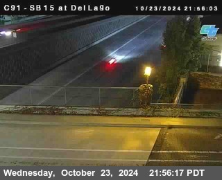 SB 15 at Del Lago bridge