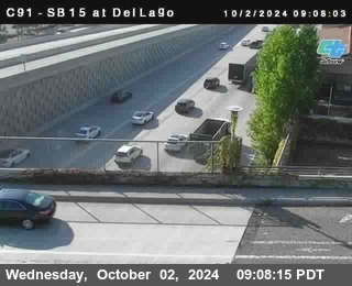 SB 15 at Del Lago bridge