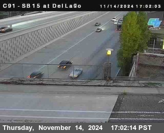 SB 15 at Del Lago bridge