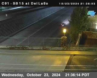 SB 15 at Del Lago bridge