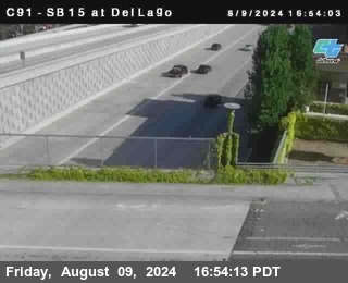 SB 15 at Del Lago bridge