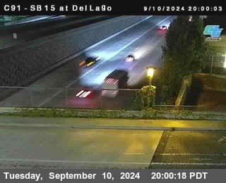 SB 15 at Del Lago bridge