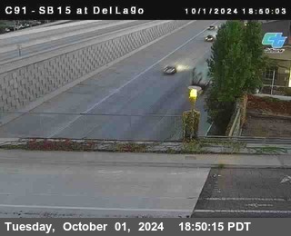 SB 15 at Del Lago bridge