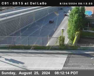 SB 15 at Del Lago bridge