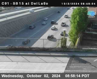 SB 15 at Del Lago bridge