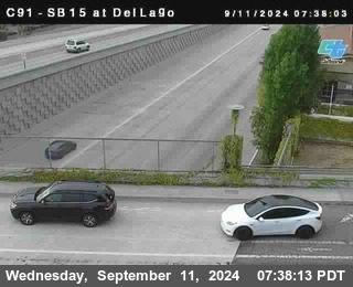 SB 15 at Del Lago bridge