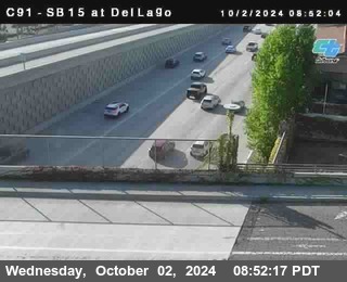 SB 15 at Del Lago bridge