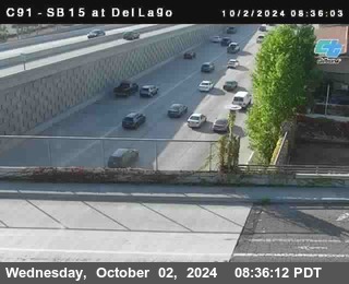 SB 15 at Del Lago bridge