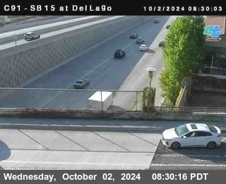 SB 15 at Del Lago bridge