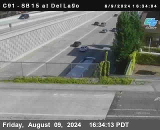 SB 15 at Del Lago bridge