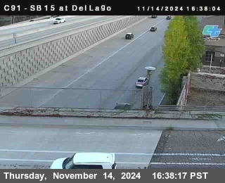 SB 15 at Del Lago bridge