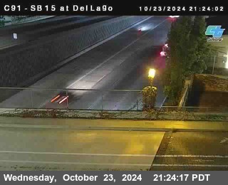 SB 15 at Del Lago bridge