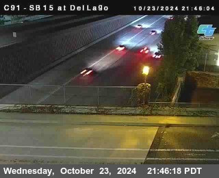 SB 15 at Del Lago bridge