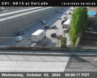 SB 15 at Del Lago bridge